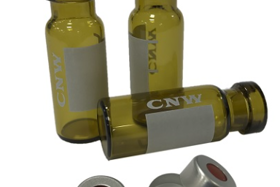 CNW 11mm エコノミーアンバークリンプバイアル（タイプ 70、標識付き）